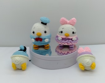 PDF Bundle Amigurumi Pattern || Chibi || Donal & Daisy Duck Crochet Pattern