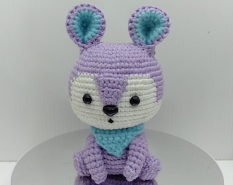 Patrón PDF // Amigurumi BT21 Mang Abre La Máscara
