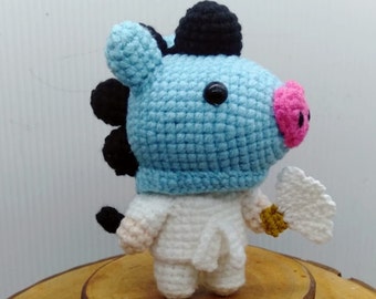 Patrón Amigurumi // Patrón de ganchillo BT21 Mang Dalmajung