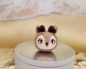 パターンバンドル アミグルミ || ミニティーンヘッドキーホルダー