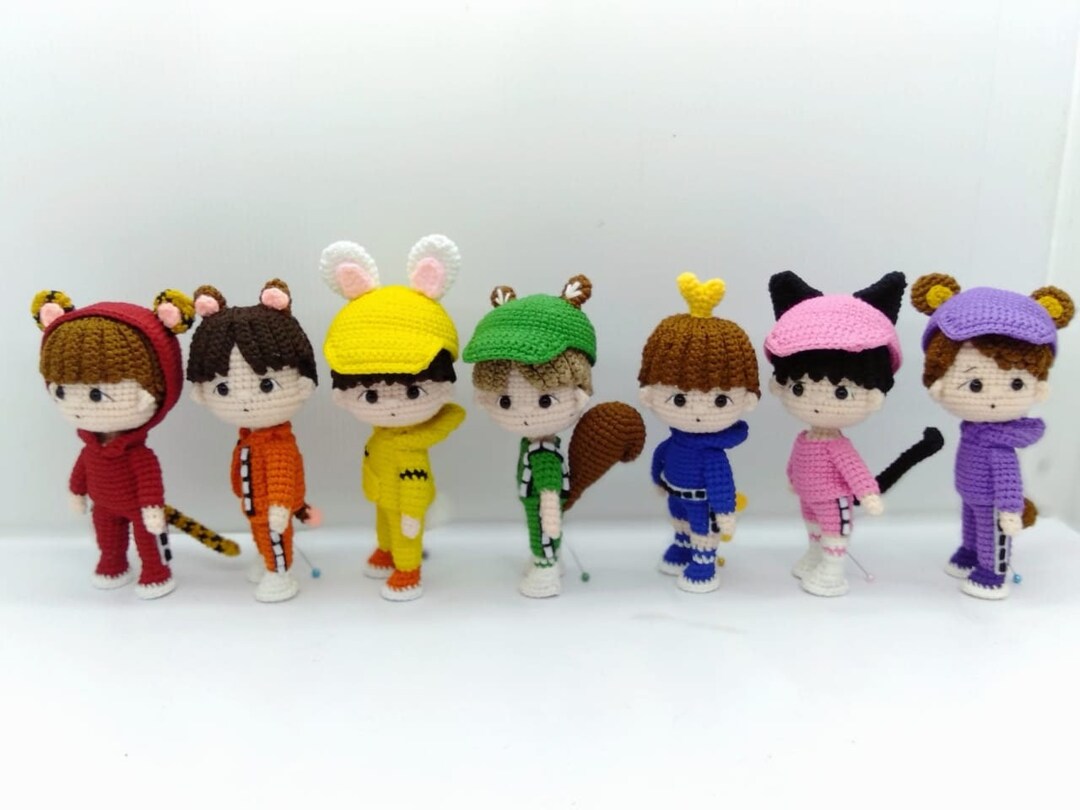 Amigurumi BUNDLE Pattern || BTS Rainbow Crochet - Etsy