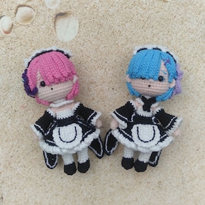 PDF BUNDLE || Doll Maid Twins Lolita Amigurumi Crochet Pattern