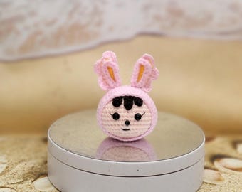 パターンバンドル アミグルミ || ミニティーンヘッドキーホルダー