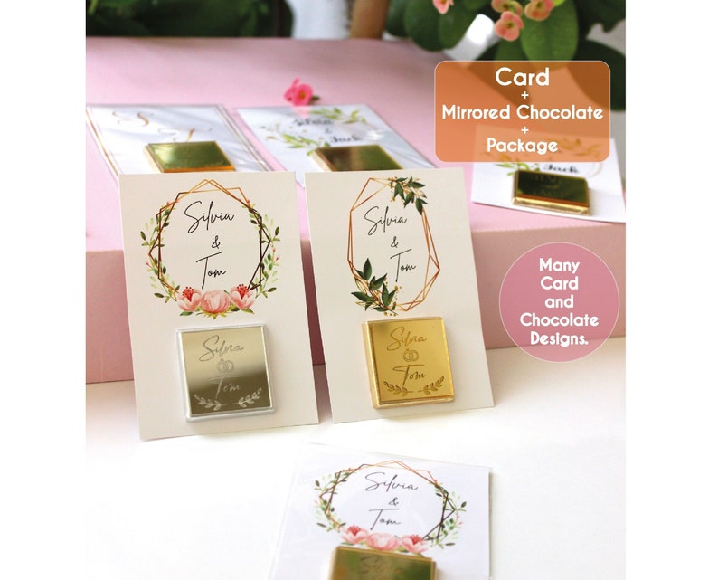 Wedding Chocolate Wedding Favors for Guests Customized Etsy