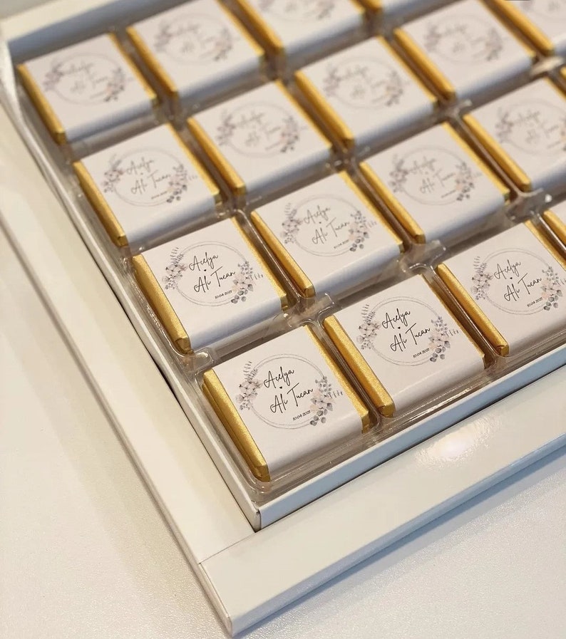 Personalized Wedding Chocolate Wedding Favor Chocolate for Etsy