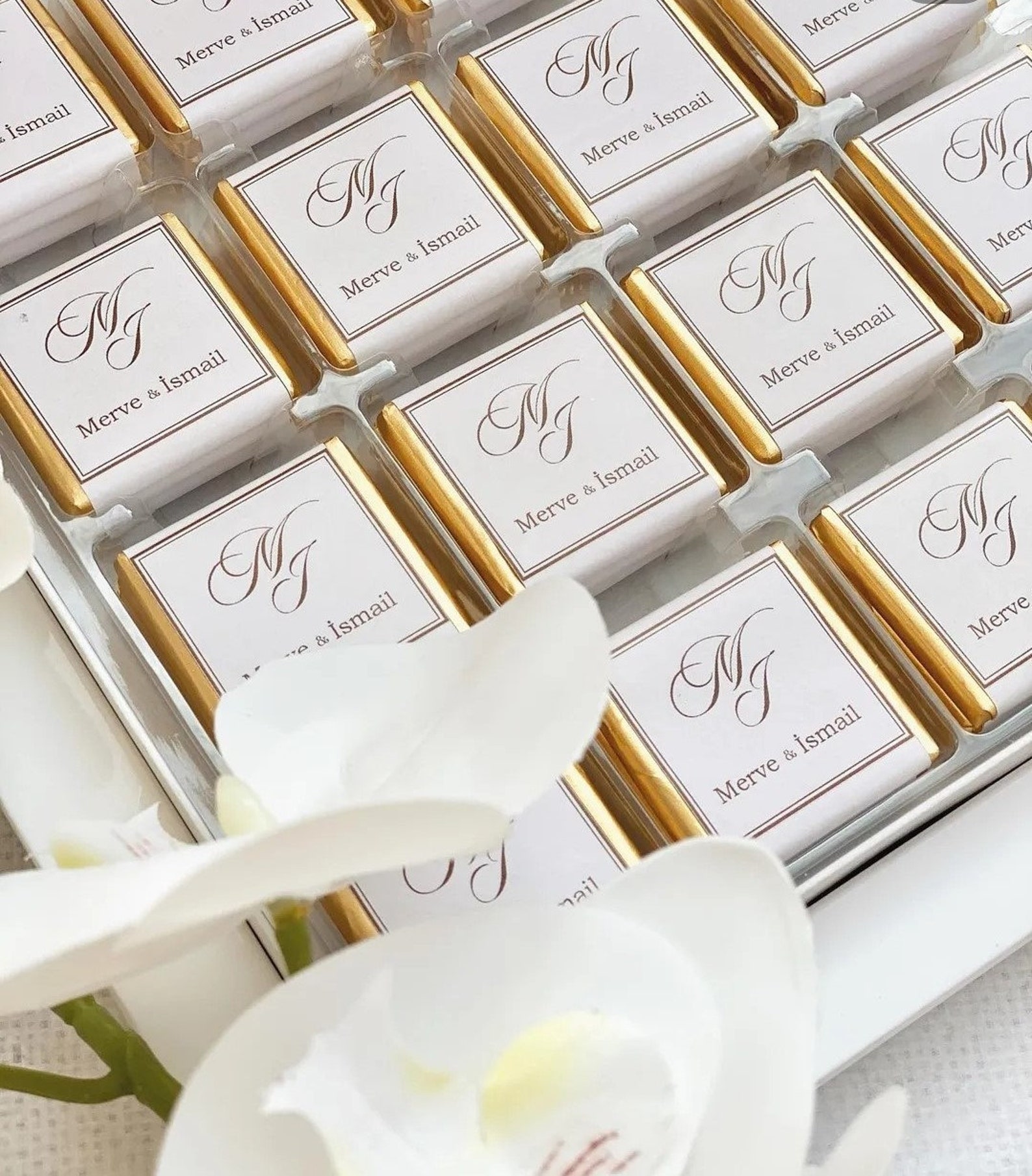 Personalized Wedding Chocolate Wedding Favor Chocolate for Etsy