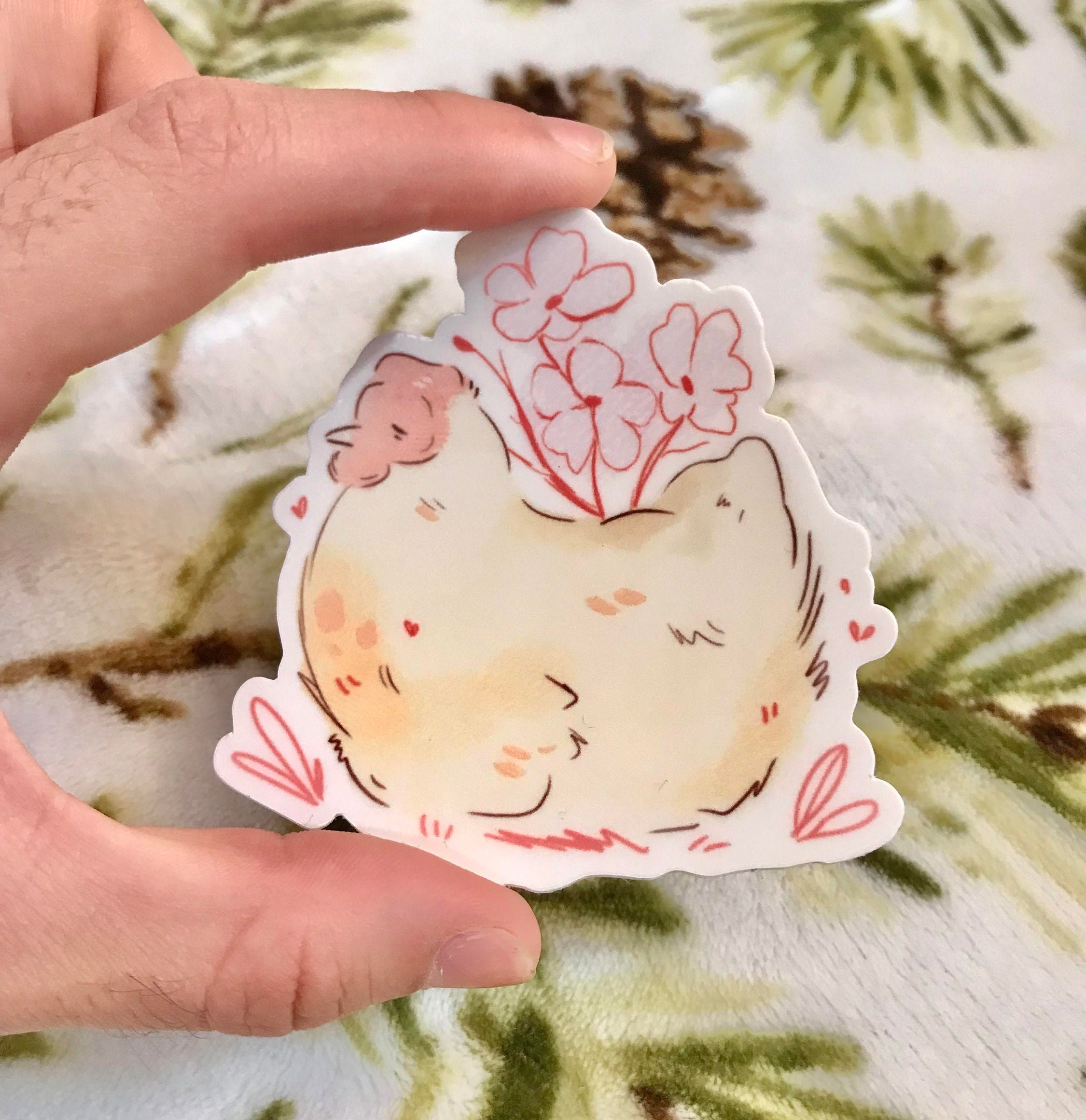 Spring Chicken Sticker Spring Hen Sticker ||| Farm Chicken, Die Cut Vinyl Sticker ...