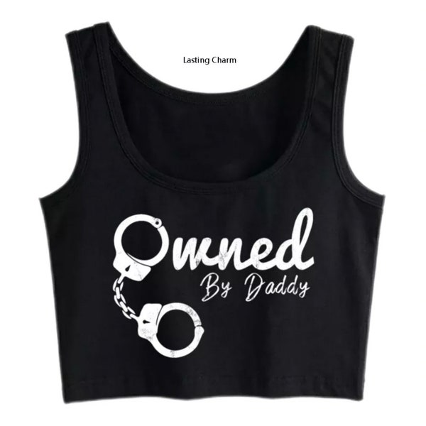 Owned By Daddy Crop Top Adult Party Outfit