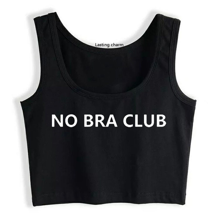 Buy Womens Teen Girls No Bra Club Crop Tank Top Letter Print Camisole Tops  (S, Pink) Online at desertcartEcuador