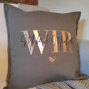 Pillow WE personalized, pillow case / partner, wedding, anniversary, wedding day, couple image 3