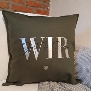 Pillow WE personalized, pillow case / partner, wedding, anniversary, wedding day, couple image 6