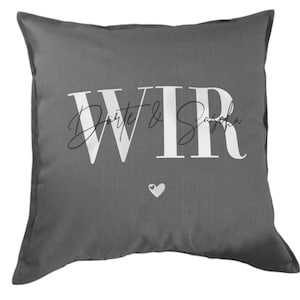 Pillow WE personalized, pillow case / partner, wedding, anniversary, wedding day, couple image 5