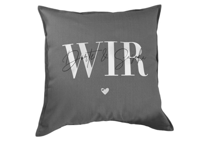 Pillow WE personalized, pillow case / partner, wedding, anniversary, wedding day, couple image 5