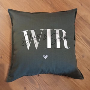 Pillow WE personalized, pillow case / partner, wedding, anniversary, wedding day, couple image 8