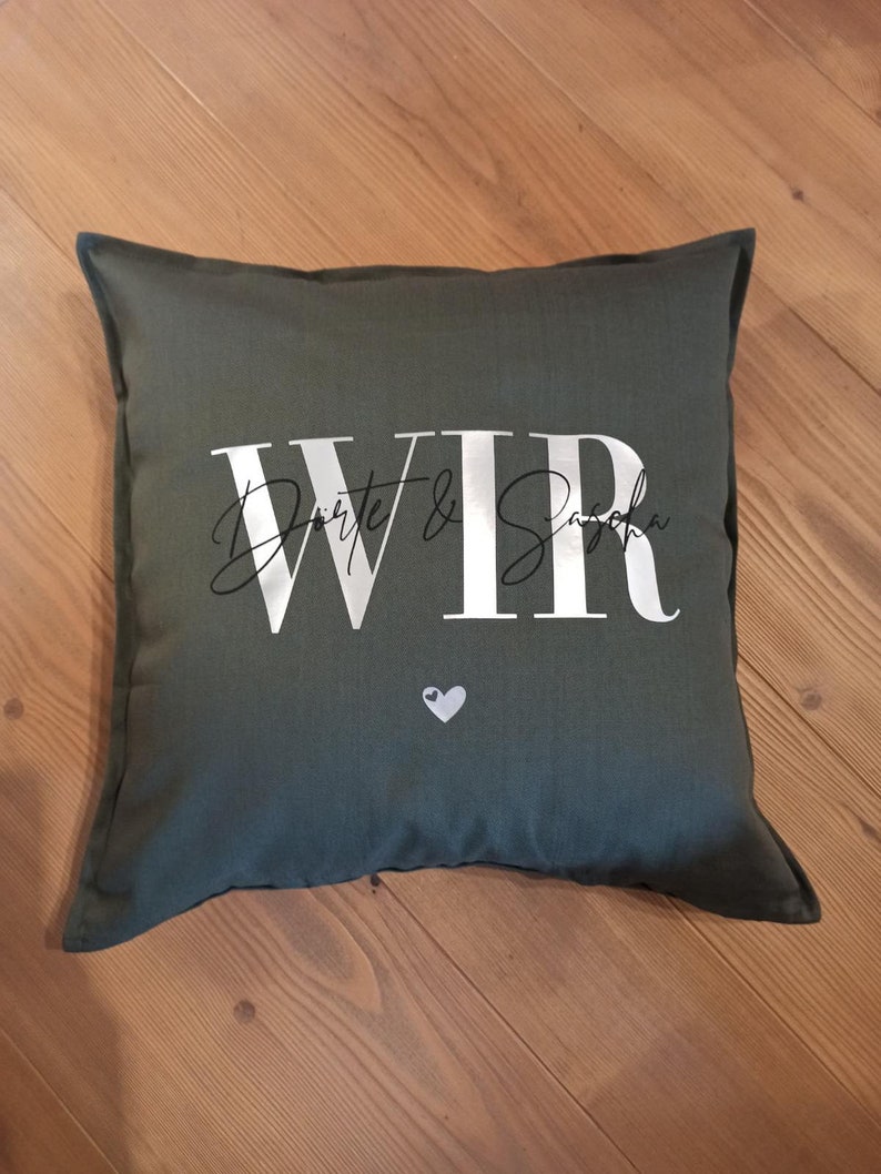 Pillow WE personalized, pillow case / partner, wedding, anniversary, wedding day, couple image 8