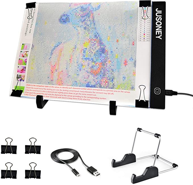 1pc Diamond Painting Light Pad Holder Foldable Light Box Pad Stand  Adjustable Diamond Painting Kits Bracket 5D DIY Diamond Painting  Accessories Diamon