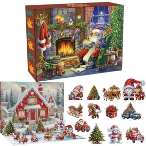 Calendrier 2026 Diamond Painting – Calendrier De L’Avent DIY à Poser – Décor Table & Cadeau Créatif