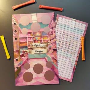 Die magische Welt  / Süßigkeitenladen Honigglas / Printversion / passend für A6 Umschläge / 350g Papier