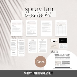 Kit profesional de bronceado en spray para empresas / Mejore su negocio de bronceado sin sol con confianza