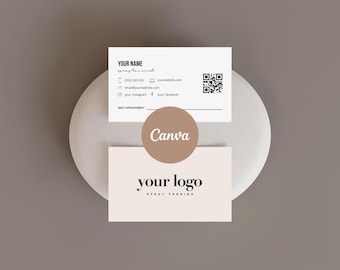 Spray Tan Artist Business Card Template: Salon Appointment Cards (Digital Download)