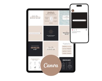 Spray Tan Tips Instagram Template: Social Media Content (Canva)