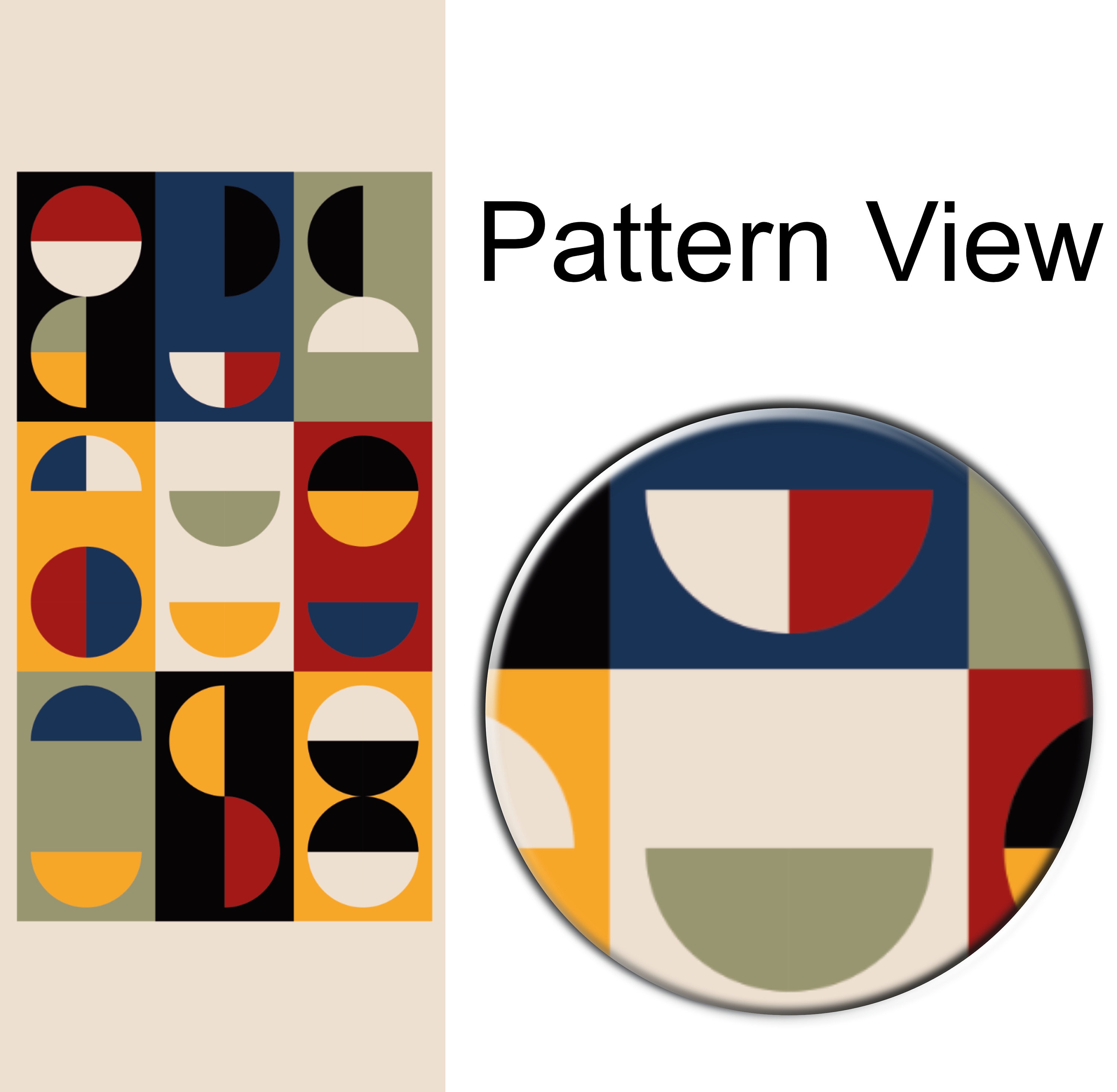 RETRO VINTAGE ROLLER Shades, 70's Retro Roller Blinds, Living Room