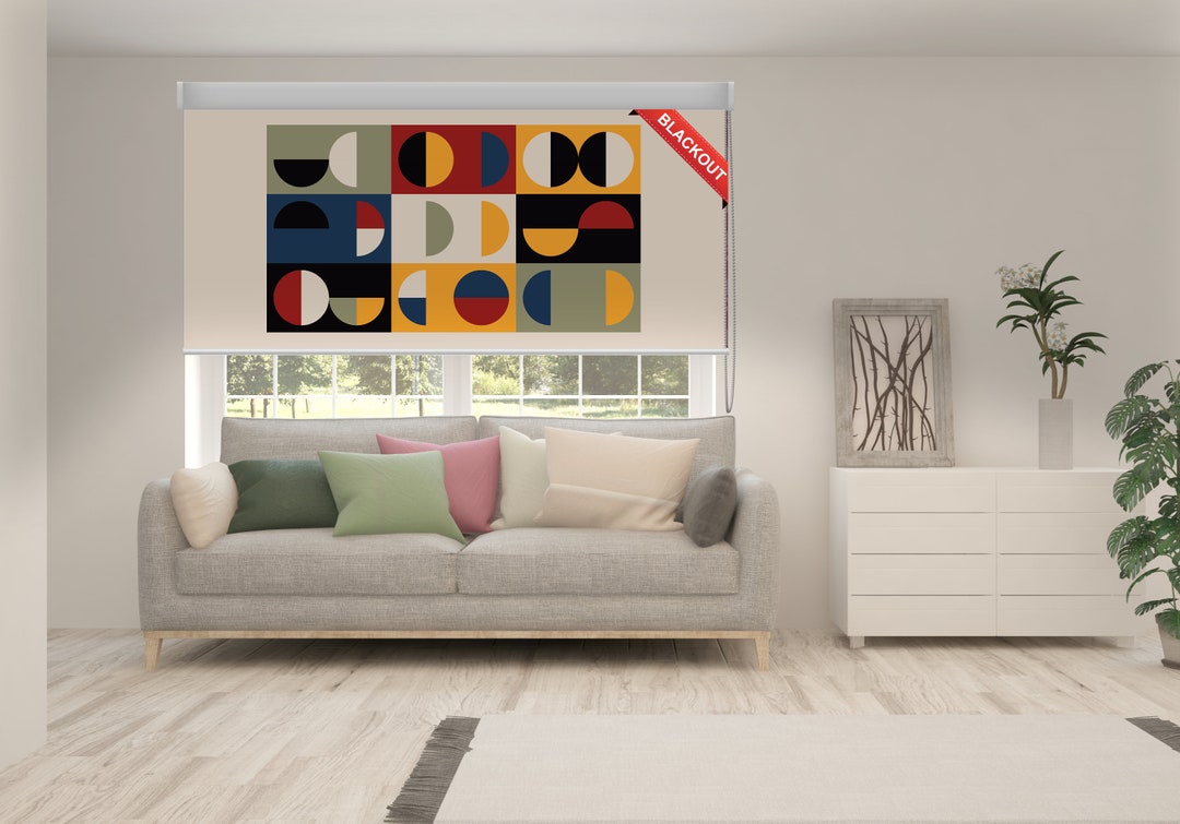 RETRO VINTAGE ROLLER Shades 70's Retro Roller Blinds Etsy