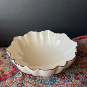 Lenox Symphony Giftware Scalloped Candy Dish / Serving Bowl