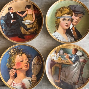 Maxwell’s Rediscovered Women Series Decorative Plates/12 Pieces