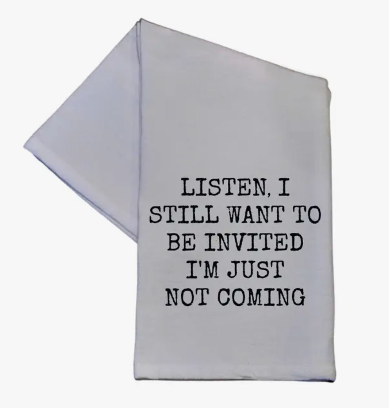 Not Coming Sticker I'm Still Not Coming Kitchen Towel - Etsy