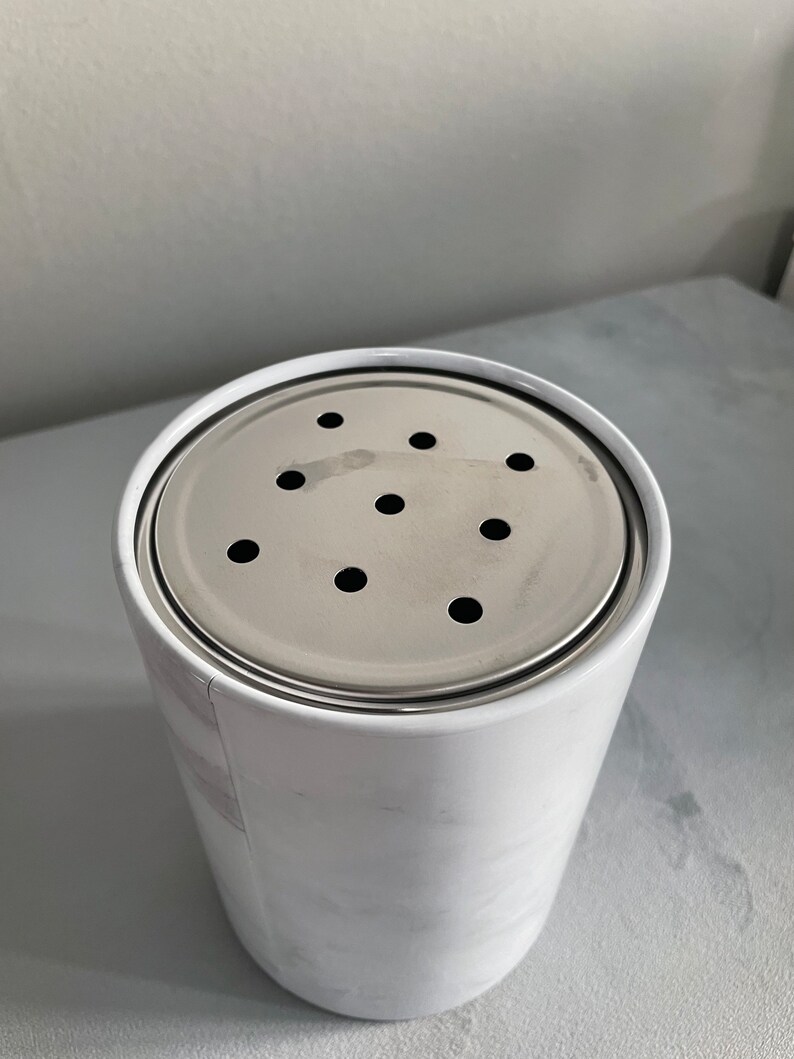 White/grey Marble Effect Utensil Holder Etsy