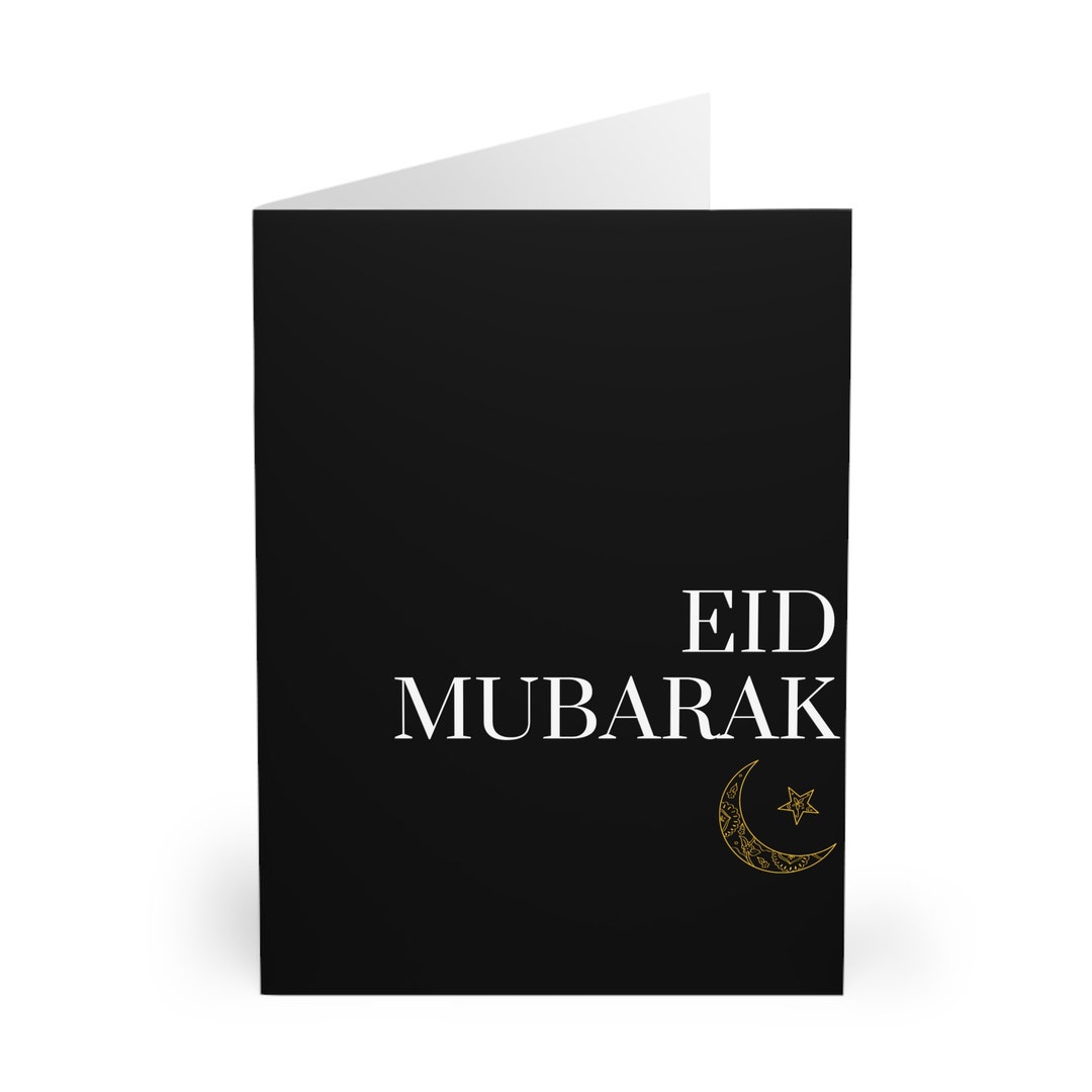 Eid Mubarak Cards 5 Pack Islamic Cards Greeting Cards Etsy