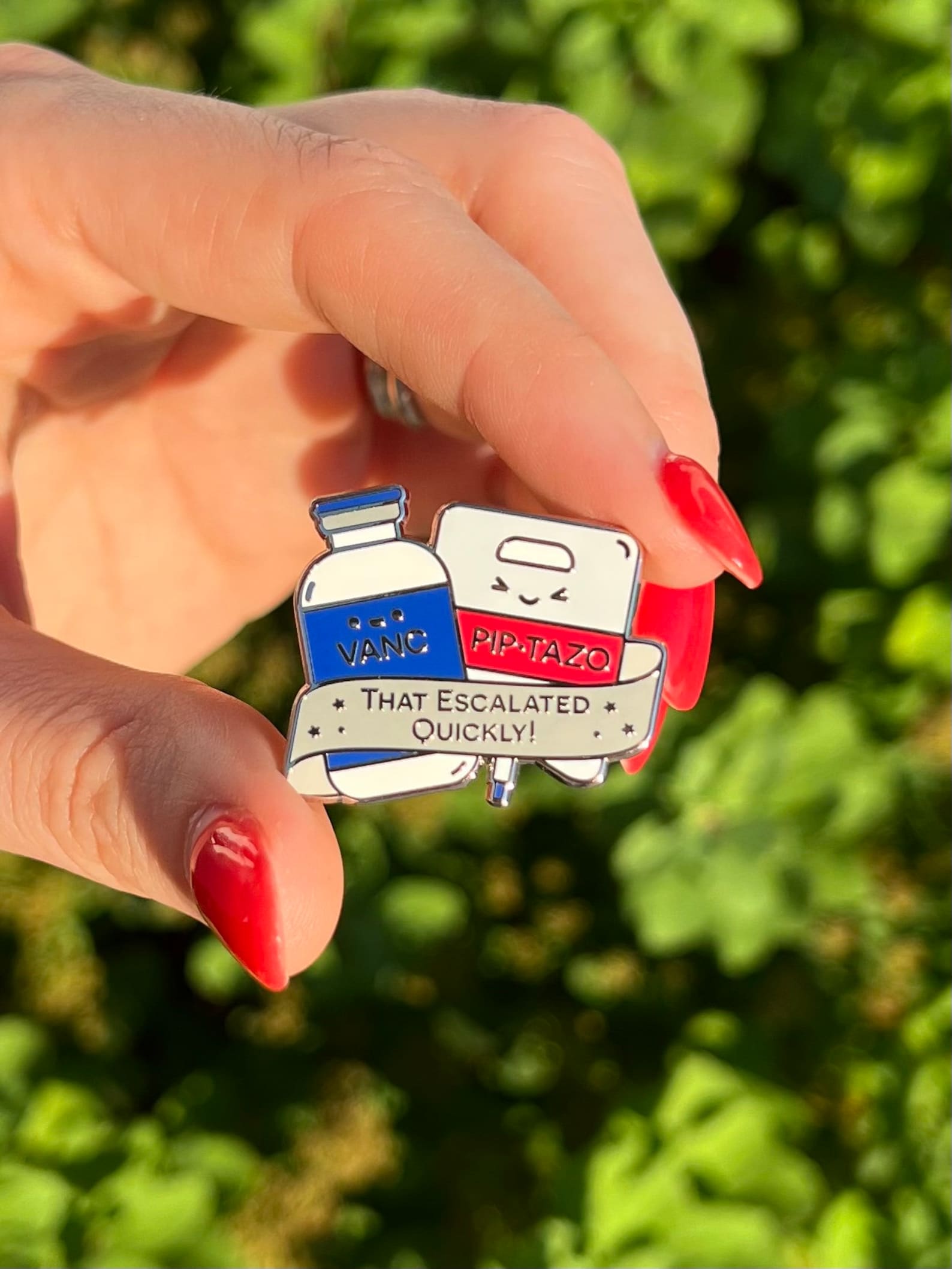 Vanc/zosyn Hard Enamel Pin Medical Nurse Doctor Etsy