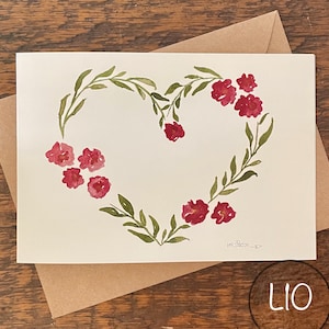 Cartões comemorativos, crie seu próprio conjunto, peça um conjunto do mesmo cartão, aquarela pintada à mão impressa, cartão em branco, dobrado, ecológico