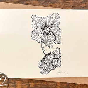 Cartões comemorativos, crie seu próprio conjunto, peça um conjunto do mesmo cartão, aquarela pintada à mão impressa, cartão em branco, dobrado, ecológico