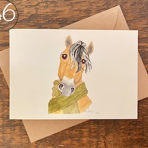Cartões comemorativos, crie seu próprio conjunto, peça um conjunto do mesmo cartão, aquarela pintada à mão impressa, cartão em branco, dobrado, ecológico