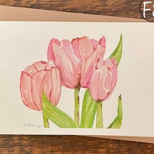 Grußkarten, Erstelle dein eigenes Set, Bestelle ein Set der gleichen Karte, gedruckt handgemaltes Aquarell, Blanko Notizkarte, Gefaltet, Umweltfreundlich