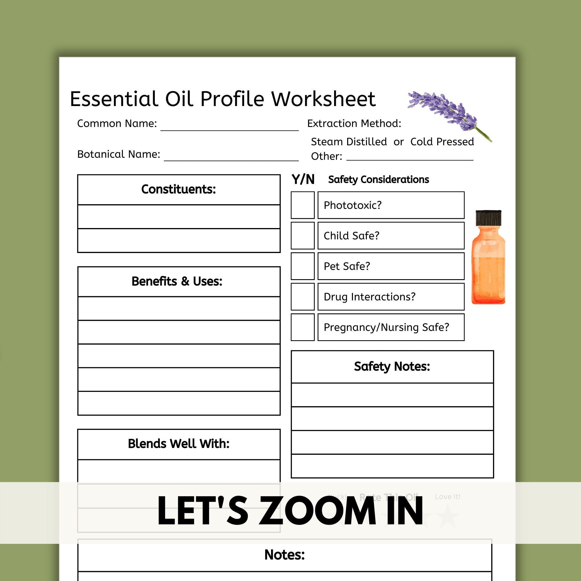 essential-oil-profile-worksheet-essential-oil-data-sheet-essential-oil-journal-sheet-essential-oil-printable-etsy