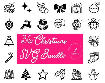 36 Christmas SVG Bundle