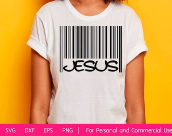 Jesus barcode SVG