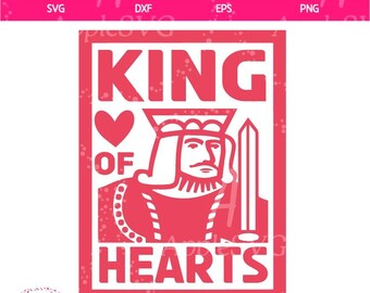 King of Hearts  SVG