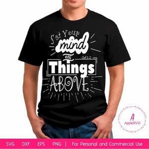 set your mind on things above col 3:2 SVG