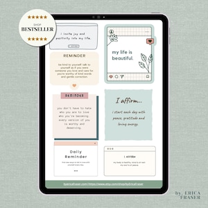 Affirmation Stickers for Digital Planner | GoodNotes iPad (Digital Download
