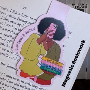 Black women books
Magnetic bookmark
Book lover gift
Literary gift
Reader gift
Black author gift
Feminist gift
Womanist gift
Book club gift
Reading accessory
Bookish gift
Reader accessory
Black girl reader