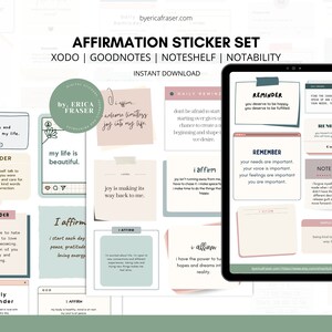 Abstract Affirmation Stickers – Curious Print Studio