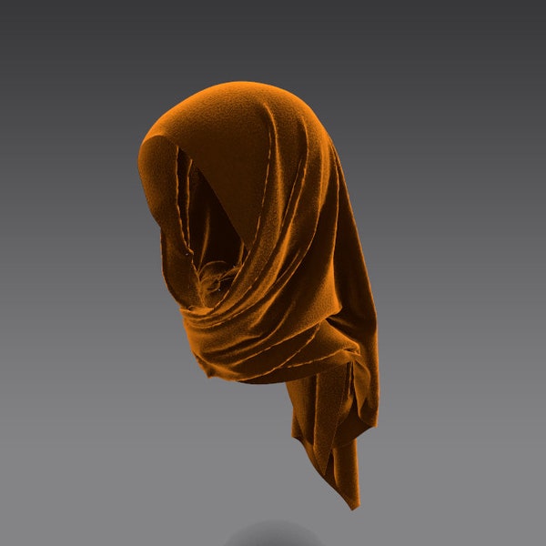 3d hijab/ 3d kimono/ clo3d/ marvelous designer