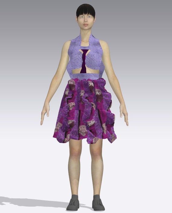 Boho skirt 3d clearance