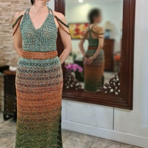 CROCHET pattern CALISTA long dress image 4