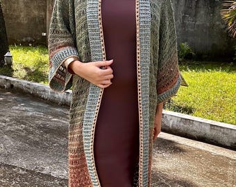 Cardigan Crochet Pattern- SULTANAH Cardigan