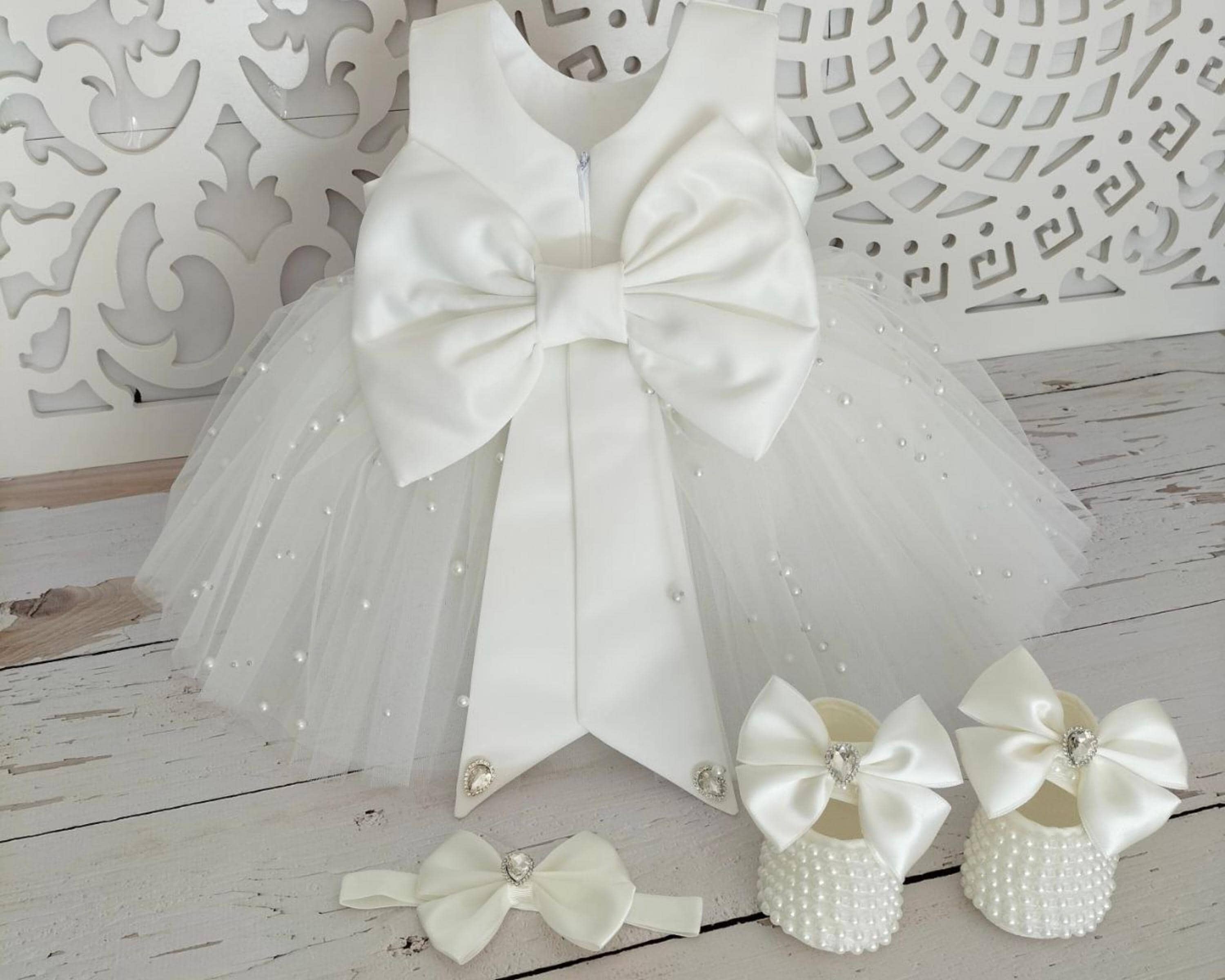 Organic White Baby Dress - Etsy, image size:3000x2400